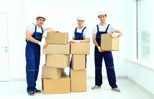 Local movers coordinating loading and transport in Elephant and Castle