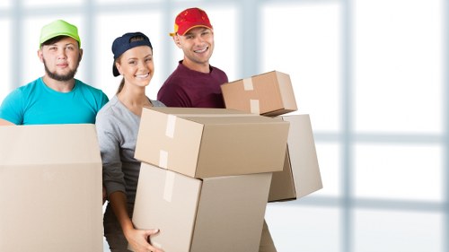 Removal van ready for a local move in Elephant and Castle