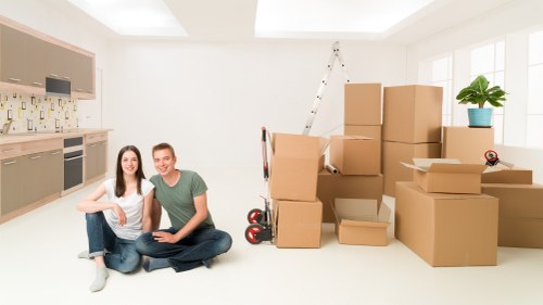 Furniture being loaded for small removals in Elephant and Castle