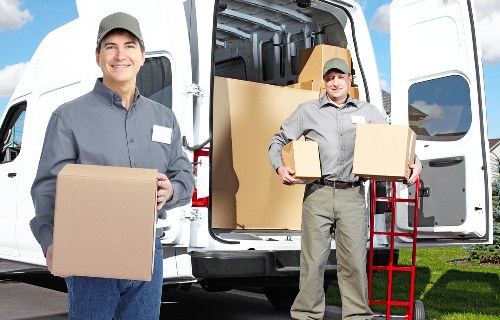 Residential removals in Elephant and Castle with a moving van