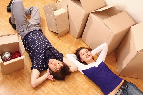 Flexible self storage container used in Elephant and Castle