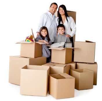 Professional removals team loading furniture for storage in South London